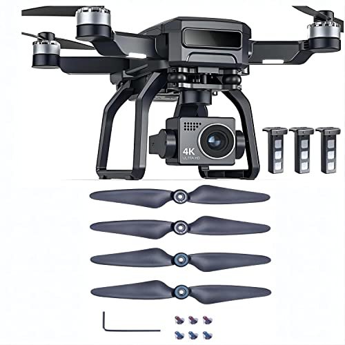 Bwine F7GB2 Drone with 4K Camera 9800ft Video Transmission 3 Axis Gimbal Extra Propellers