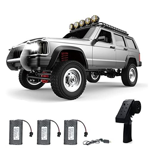 GoolRC Barbie RC Car Batteries 1/12 Scale Remote Control Truck 2 4Ghz 4WD Off Road Vehicle All Terrains Climbing Toy for Kids and Adults Silver