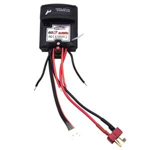 Blomiky 25 ZJ07 Electronic Speed Controller ESC with Red Press Power Switch for 1/10 Scale Nitro RC Trucks