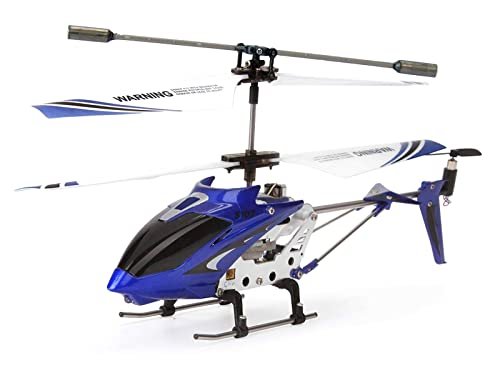 POCO DIVO S107G Phantom 3CH Infrared RC Helicopter Mini Flight S107 Gyro with Light Blue Highest RC Helicopter Flight