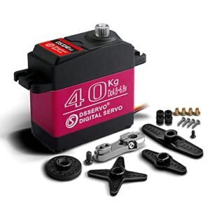 ANNIMOS 40kg High Torque RC Servo Motor for Flitetest Battleship RC Stainless Steel Gear Waterproof Digital Servo