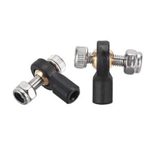 HIPICCO 10 PCS M3 3.0x15mm Lever Steering Linkage Tie Rod End Ball Head for ACNH RC Helicopter