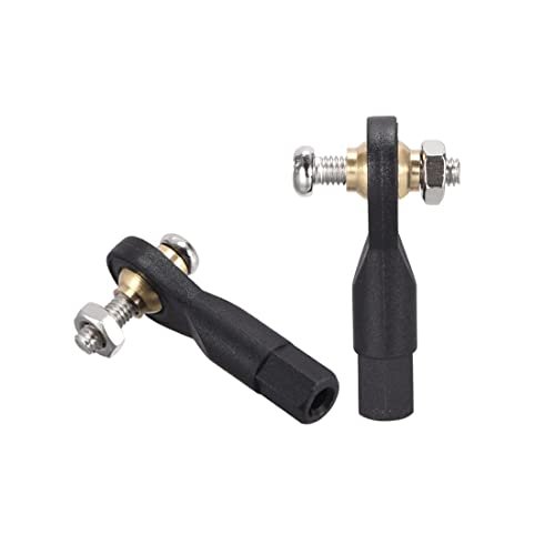 HiPicco 10 PCS M3 3.0xL29mm Lever Steering Linkage Tie Rod End Ball Head for RC Helicopter Rotor Head
