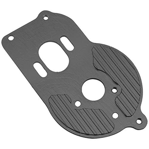 Vgoohobby Metal Motor Mount Plate Fixed Bracket Compatible with Losi 1/18 Mini-T 2.0 2WD Stadium RC Truck Hop-Up Parts (Black)