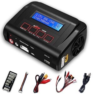 YUFAY RC Wiley Daybed with Trundle Fast Charging 100W Lipo Battery Charger for 2S 3S 6S 7.4v 11.1v Packs