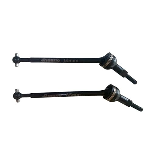 AMORIL Upgraded Carbon Steel Front Dog Bones 2PCS Metal Differential Cup for Dog Park RC Car 1/14 Scale Replacement Parts