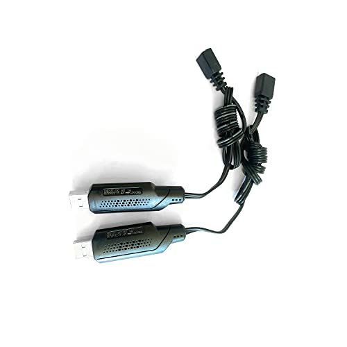 CROBOLL 2 Pack USB Charger T Connector for 1/14 RC Car Perfect for Unglue RC Tires Maintenance