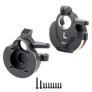 HobbyPark Brass Inner Portal Cover Weights Front Steering Knuckles Basher RC Parts for Axial Capra SCX10 III Upgrades