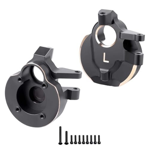 HobbyPark Brass Inner Portal Cover Weights Front Steering Knuckles Basher RC Parts for Axial Capra SCX10 III Upgrades