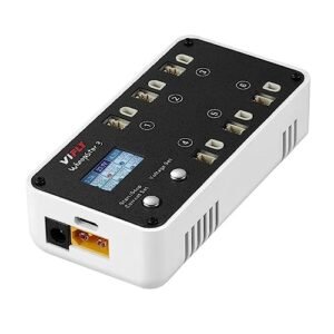 VIFLY WhoopStor V3 6 Port 1S LiHV LiPo Battery Charger and Discharger White 1.5
