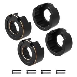 HobbyPark RC Heavy Truck and Trailer Repair Airdrie Front Rear Brass Portal Covers Weights 73.5g Each 4 Pack