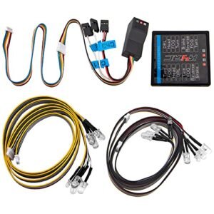HIRCQOO RC LED Light Kit for Traxxas TRX4 Axial SCX10 II 90046 RC4WD D90 D110 1 10 RC Crawler Truck Kits 16 Lights