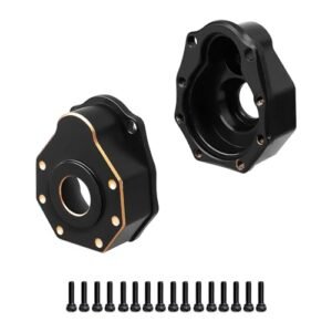 HobbyPark Outer Heavy Duty Brass Portal Covers Housings Weights for TRX4 TRX6 Front Rear Axles Upgrade Parts 2 Pack