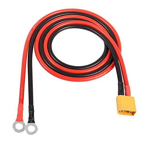 RIIEYOCA XT90 to O Ring Terminal Cable with 10AWG Silicon Wire for Warthog RC Body and FPV Racing Drone Accessories 1M 3.3FT