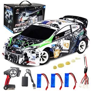 LEOSO Wltoys K989 BMW E46 RC Drift Car 3pcs Upgraded 500mah Battery 1 28 Scale 2.4G Remote Control 4WD High Speed 30km h Mini Drift Car for Kids