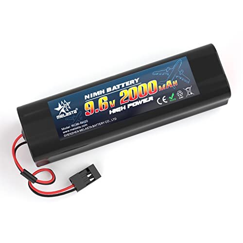 Melasta 9.6V 2000mAh NiMH RC Receiver Battery with Hitec Connectors for RC Airplanes Hong Kong