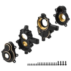 Hobbypark Brass Front Portal Covers and Steering Knuckles Weights for Scout XL RC Plane Heavy Duty Upgrade Parts