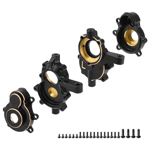 Hobbypark Brass Front Portal Covers and Steering Knuckles Weights for Scout XL RC Plane Heavy Duty Upgrade Parts