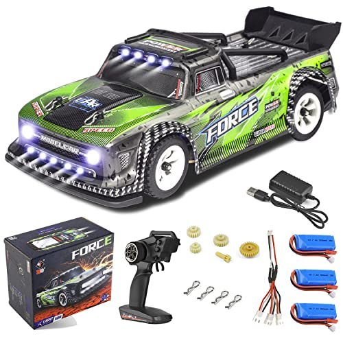 Wltoys 284131 1/28 Mini RC Drift Car with Upgraded Battery and LED Lights Perfect for RC Drift Car Body Build Enthusiasts