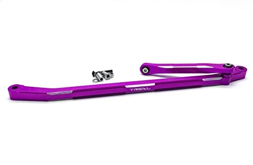 Treal Aluminum 7075 Steering Linkage Upgrade for Losi RC LMT Monster Truck Purple