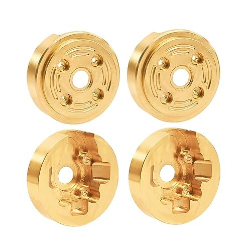 FMS 1/24 FCX24 4WD RC Car Upgrade Kit with RC Tundra Tires and 4PCS Metal Brass Counterweight Axle Weights