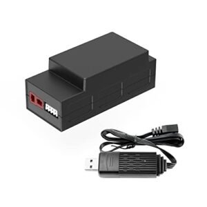 BEZGAR High Capacity 2S Modular Battery P2050 B850 for HP161 Hobby Grade 1/16 Scale RC Truck