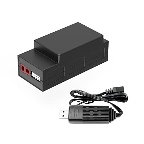BEZGAR High Capacity 2S Modular Battery P2050 B850 for HP161 Hobby Grade 1/16 Scale RC Truck