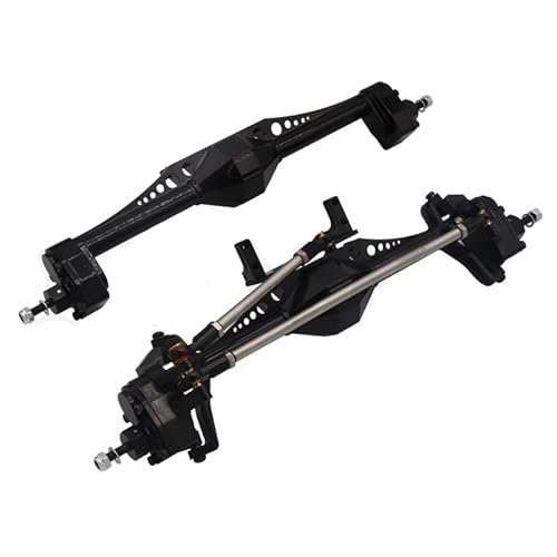 ProLine RC Reservoir Shocks CNC Aluminum Alloy Front and Rear Portal Axle for 1/10 Axial Capra 1.9 UTB RC Crawler Car