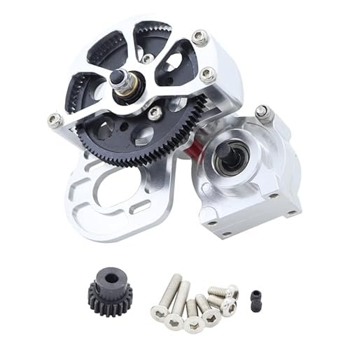 Axial SCX10 All Metal Transmission Center Gearbox with Motor Gear Upgrade Parts for 1 10 RC Crawler All About RC Helicopters