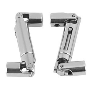 Oumefar RC Hooklift Truck Metal Drive Shaft 2Pcs Universal CVD Joint for WPL 1/16 Scale RC Model Upgrade Parts