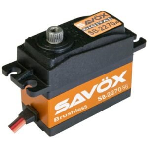 Savox SB2270SGP High Voltage Brushless Digital Servo with Soft Start 0.11Sec 624.9Oz at 8.4V