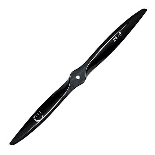 XOAR PJT1 24 Inch 2 Blade Carbon Fiber Propeller for Big RC Gas Planes 24x9 Tractor