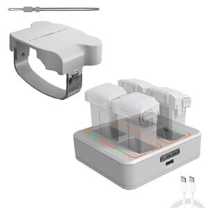 CYNOVA DJI Mini 3 Pro Battery Charger Hub + Propeller Holder