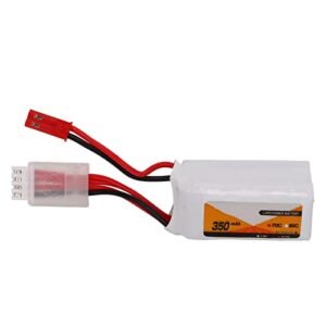 Alomejor RC Lipo Battery 11.1V 70C 3S 350mAh JST Plug for Remote Control Vehicles