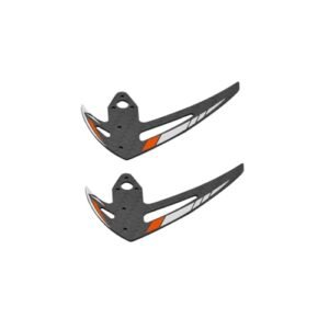 OMPHOBBY M2 EVO Vertical Stabilizer Set Replacement Parts for Vario RC Helicopters USA OSHM2328O Orange