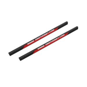 OMPHOBBY M2 EVO Parts Tail Boom Set Red OSHM2312R for RC Heli vs Plane Enthusiasts