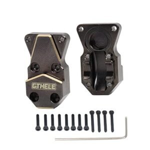 GTHELE Brass Diff Cover Front and Rear Bridge Axle Cover for 1 24 Axial SCX24 AXI90081 AXI00001 AXI00002 AXI00005 AXI00006 RC Car Scales Explained