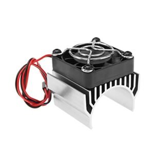 Atmotoys RC Car Aluminum Alloy Motor Heat Sink with Cooling Fan for 540 550 3650 3660 Motors