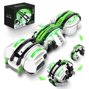 BAZADER Venom RC Car with LED Lights and 2 Rechargeable Batteries Remote Control Toy for Kids Age 7 8 9 10 11+ Year Old