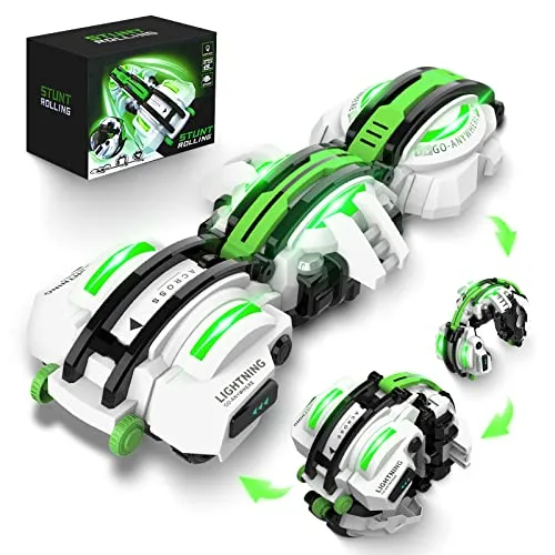BAZADER Venom RC Car with LED Lights and 2 Rechargeable Batteries Remote Control Toy for Kids Age 7 8 9 10 11+ Year Old