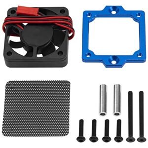 ShareGoo XL5 HV ESC Cooling Fan Heatsink for Traxxas RC Car Kits TRX4 TRX6 1 10 Scale Blue