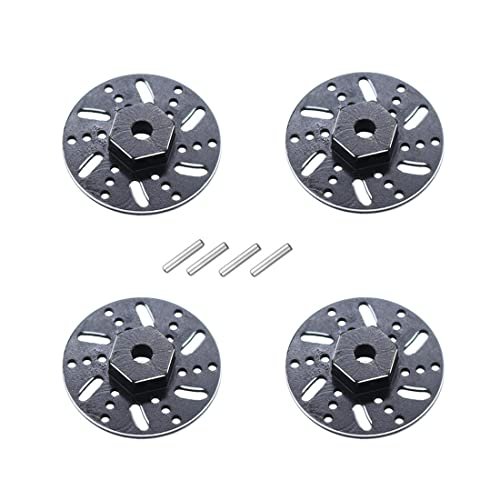 TRIPPER 4Pcs Metal 9mm Wheel Hex Adapter Brake Disc for Lexus RC 350 Brake Rotors SG 1603 SG1603 SG1604 UD1601 UD1603 UD1604 1/16 RC Car Upgrades Parts