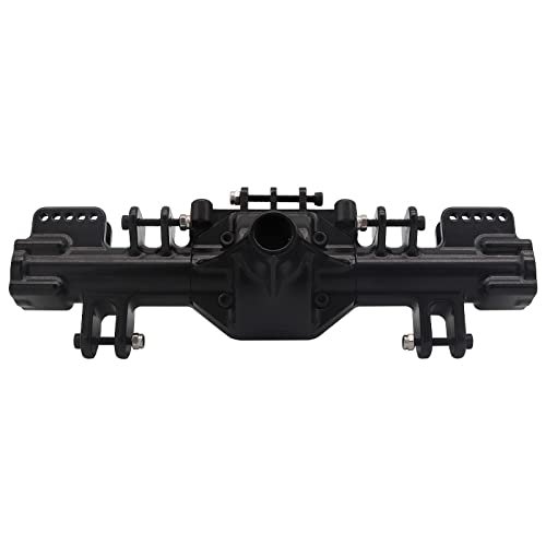 ZLiT Aluminum Alloy Front Rear Axle Housing Set for Losi LMT 4WD 1/8 Solid Axle Monster Truck RC Car Upgrade Parts Black