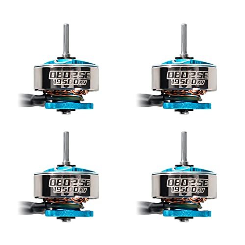 BETAFPV 4pcs 0802SE 19500KV 1S Brushless Motor Ultralight Weight for 65 75mm Whoop Drones Minimizes RC Brushless Motor Cogging