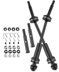 RCMYou Dodge Challenger 1/10 RC Body Rear Drive Shaft CVD Front Axles Upgrade Kit for Slash VXL 2WD Stampede VXL 2WD Rustler VXL 2WD Hoss VXL 2WD