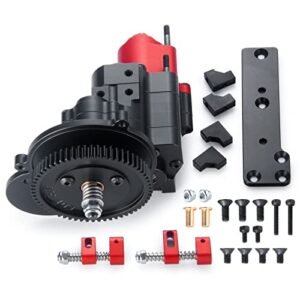 Dromida RC Car Troubleshooting 2 Speed Aluminum Transmission Case Gearbox with Dig Unit for Axial SCX10 1/10 RC Crawler Car