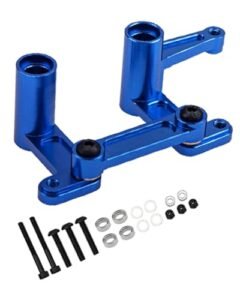 RCarmumb RC Camaro Drag Body Upgrade Parts Aluminum Steering Bellcranks Drag Link with Ball Bearings for 1/10 Slash VXL 2WD Rustler VXL 2WD Bandit VXL 2WD Replace 3743 Navy Blue