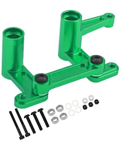Vega RC Drag Body Upgrade Kit for 1/10 Slash VXL 2WD Rustler VXL 2WD Bandit VXL 2WD Aluminum Steering Bellcranks Drag Link with Ball Bearings Green