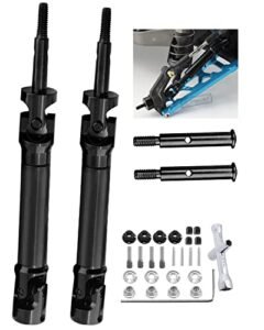 Rcarmumb 1/4 Scale RC Axles Upgrade Kit for Enhanced Durability and Performance Stainless Steel Drive Shaft CVD Front Axles with Hex