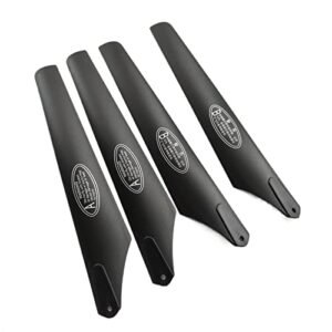 DKNTZO 4 PCS 197mm RC Helicopter Main Blades Propellers Rotors Spare Parts for Century RC Helicopter Parts